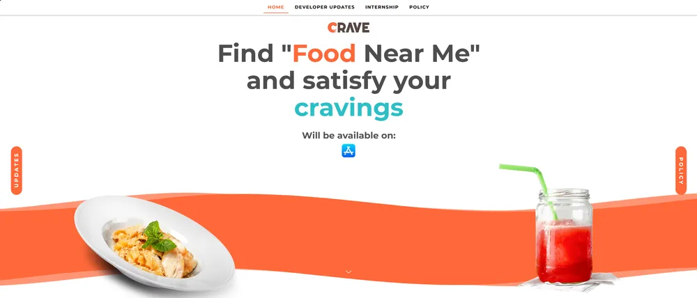 Crave — F&B · Mobile app